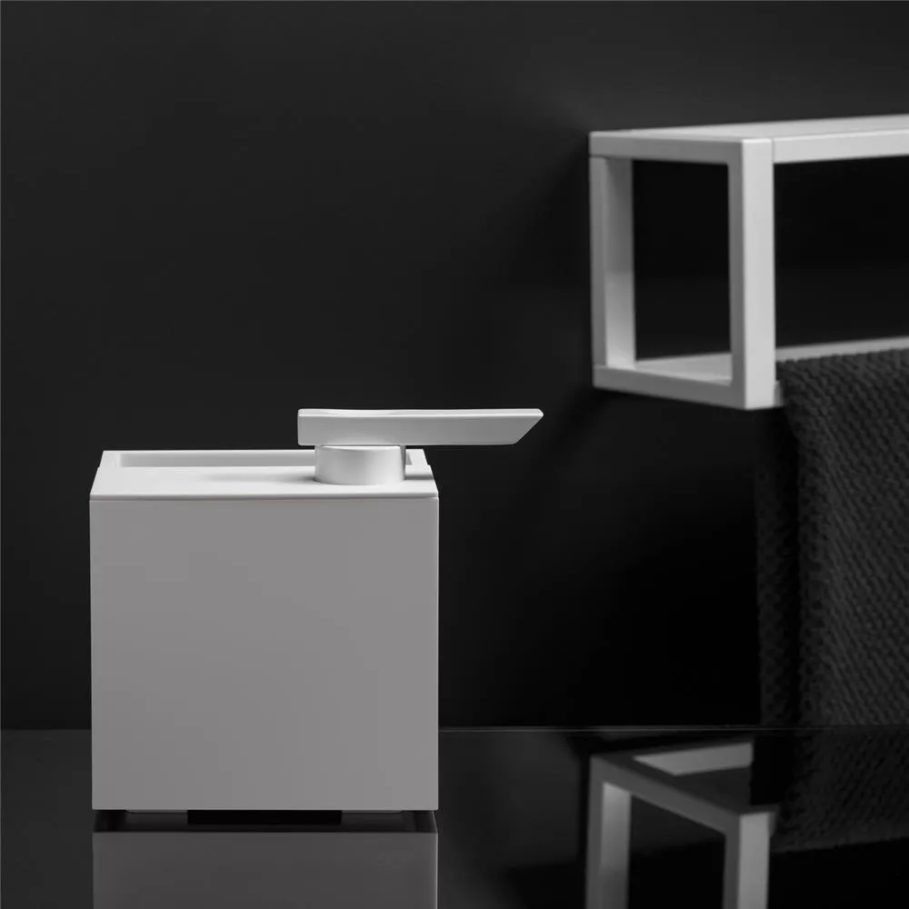cosmic The Grid Seifenspender + Zahbürstenhalter für Auflage weiss matt-WJC268A0004065