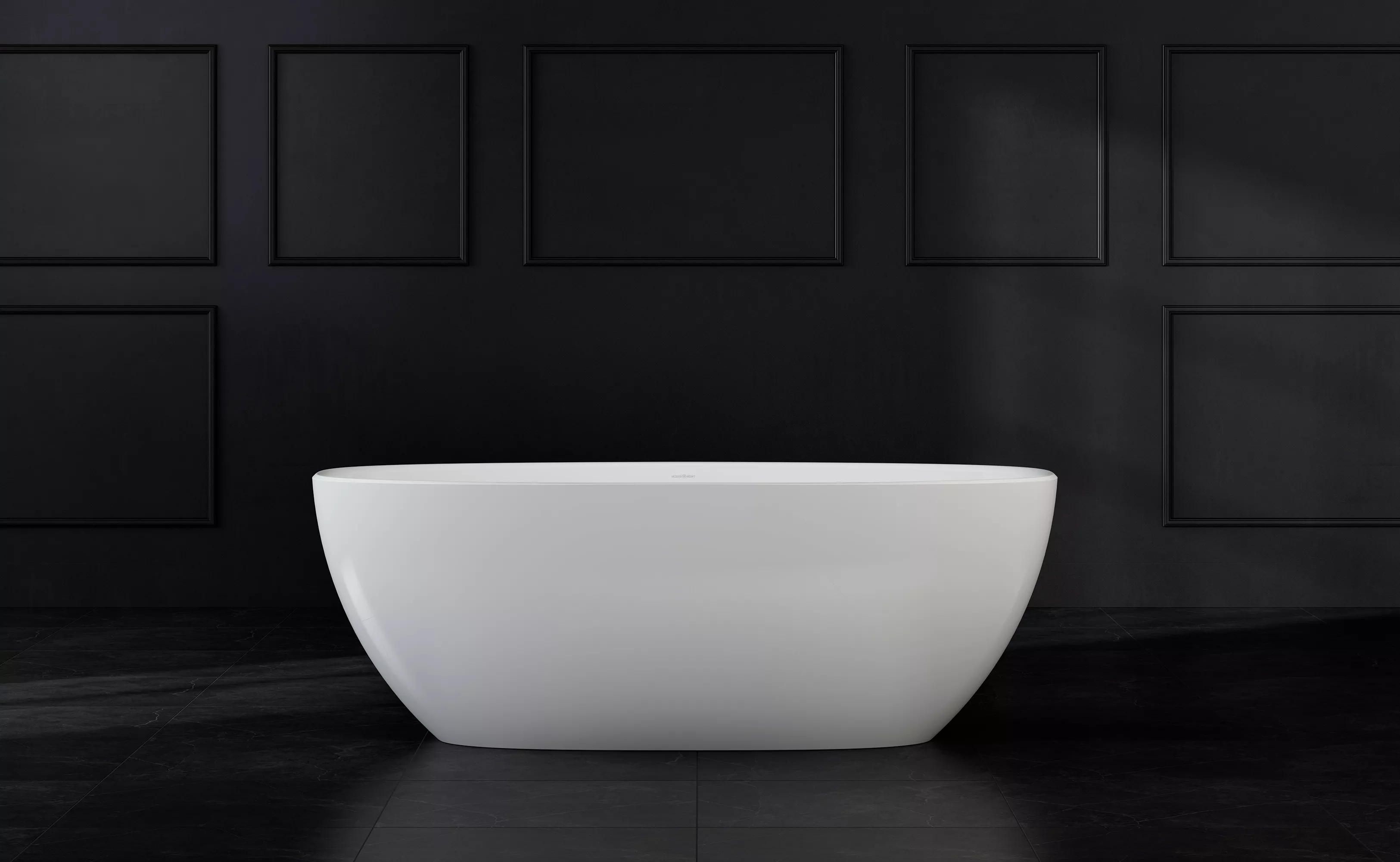 victoria + albert BARCELONA freistehende Badewanne, 150x72x53cm-BA1M-N-SM-NO