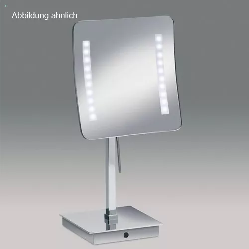 Windisch 99827 LED-Standkosmetikspiegel, gold-99827O5X