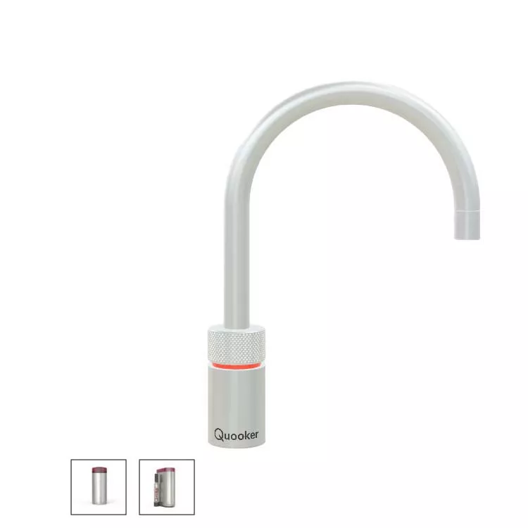 Quooker Nordic Round Kalt- und Kochendwasserspender-22+NRRVSCUBE Quooker Nordic Round Kalt- und Kochendwasserspender-22+NRRVSCUBE