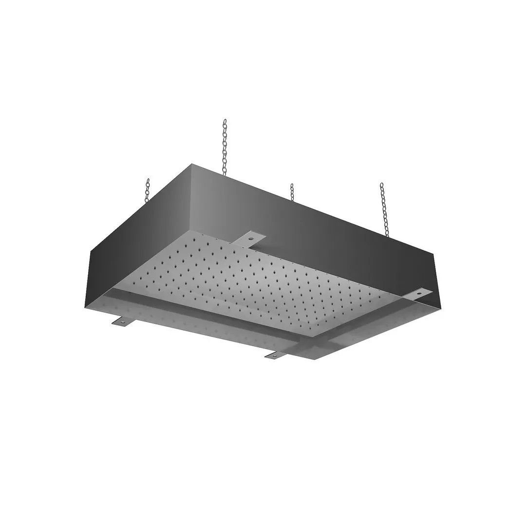 antoniolupi METEO 2 Decken-Einbaukopfbrause ohne LED, weiß, Farbe Rahmen weiß-METEO2_B