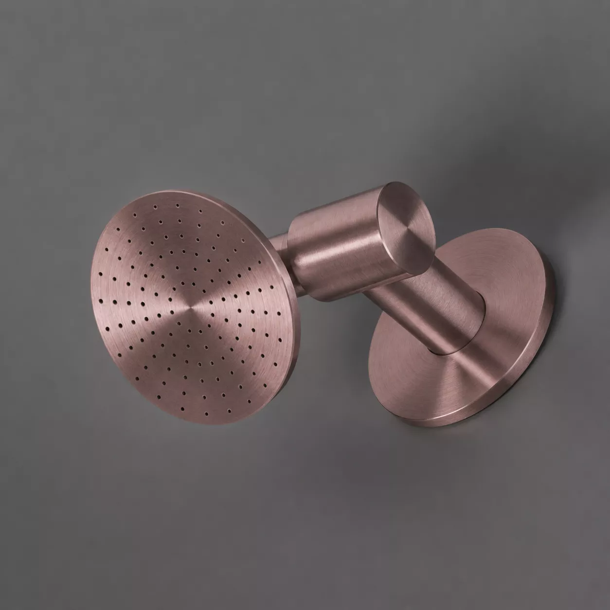 cea FRE 136 Wand-Kopfbrause mit beweglichem Brausekopf, Durchmesser: 65mm, bronze satiniert - FRE136ZS