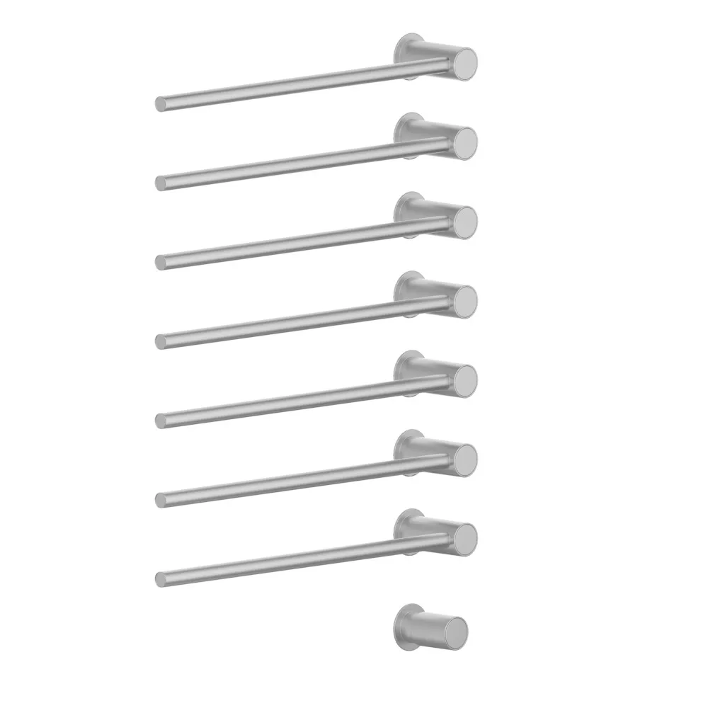 vola T39EL/7 Unterputz-Handtuchwärmer für Elektroanschluss, Breite:555mm, mit 7 Heizstäben, edelstahl-T39EL/7-40