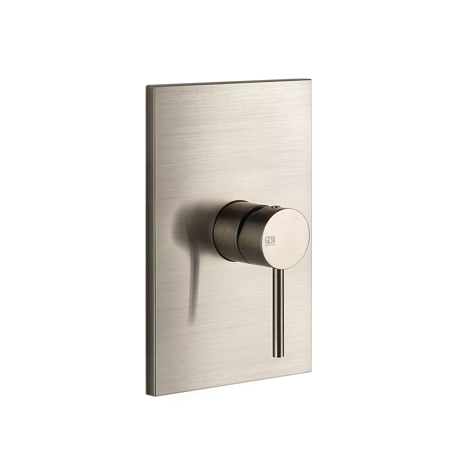Gessi VIA TORTONA Fertigmontageset für Unterputz-Einhebelmischer für die Dusche/Wanne, ohne Umstellung, 1-Weg, Durchmesser Kartusche: 35mm, Finox Optik - 44662149 Gessi VIA TORTONA Fertigmontageset für Unterputz-Einhebelmischer für die Dusche/Wanne, ohne Umstellung, 1-Weg, Durchmesser Kartusche: 35mm, Finox Optik - 44662149