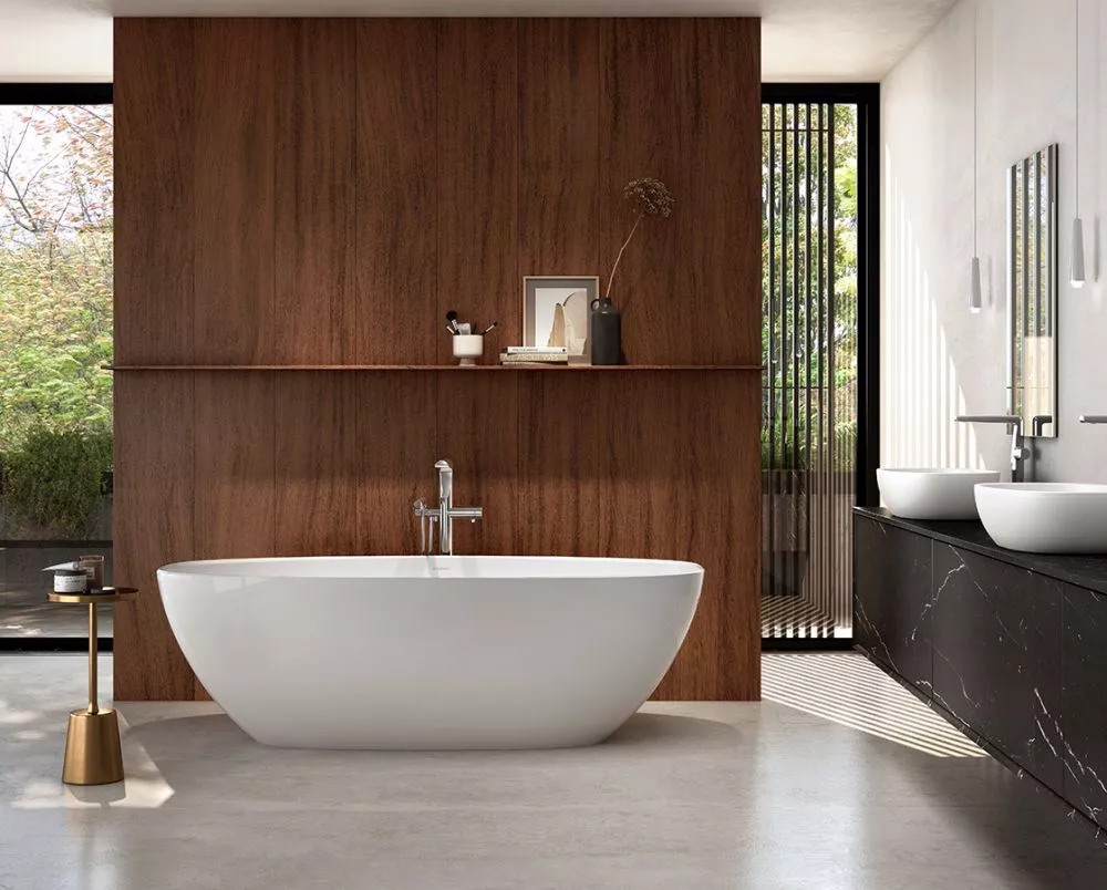 victoria + albert BARCELONA freistehende Badewanne, 180x87x56cm-BA3M-N-SM-NO