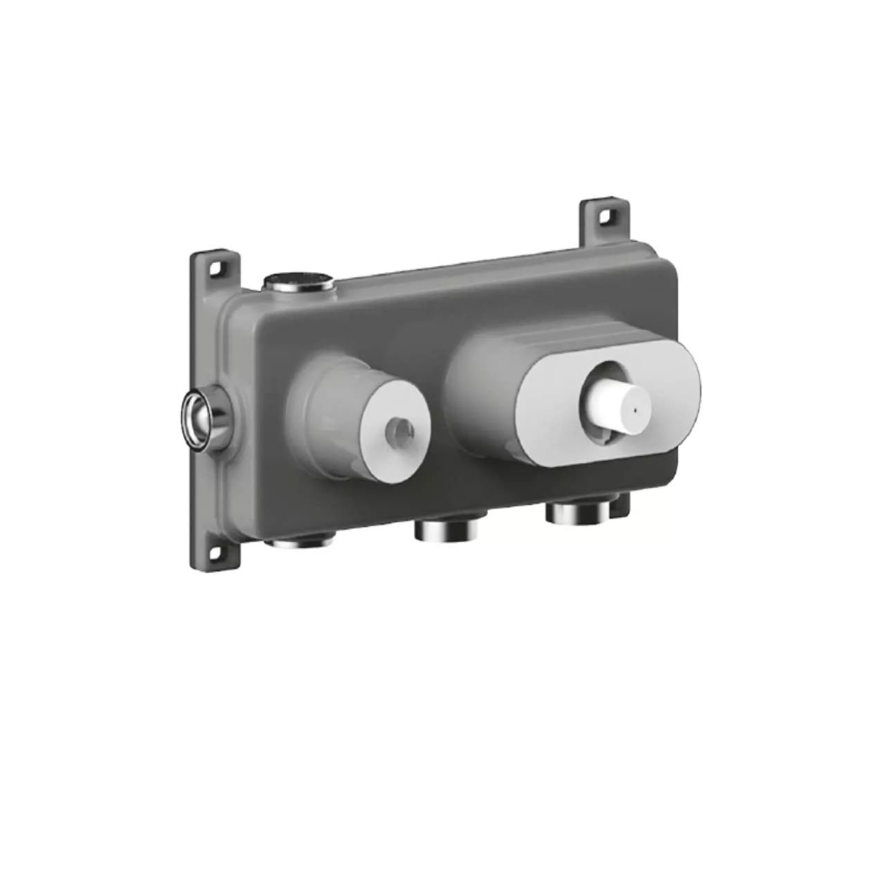 Fantini Unterputz-Einbauteil-Thermostat 3/4¨mit 1-Absperrventil, waagerecht-1900D331A