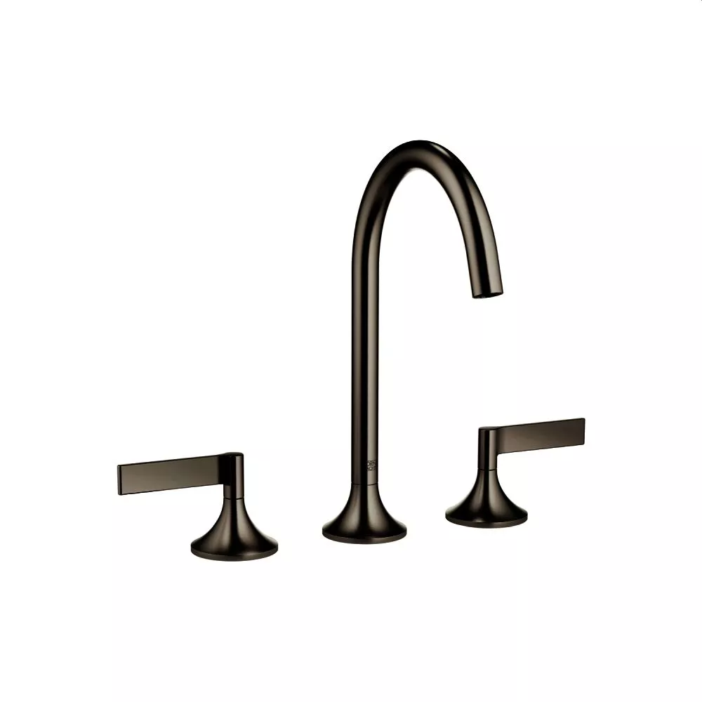 Dornbracht VAIA Waschtisch-Dreilochbatterie mit Ablaufgarnitur, dark platinum matt-20713819-99