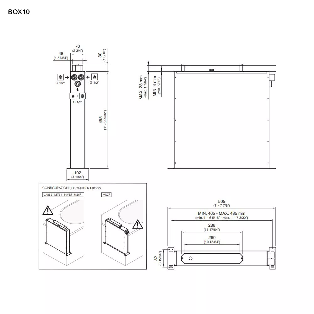 cea Einbaukasten-BOX10