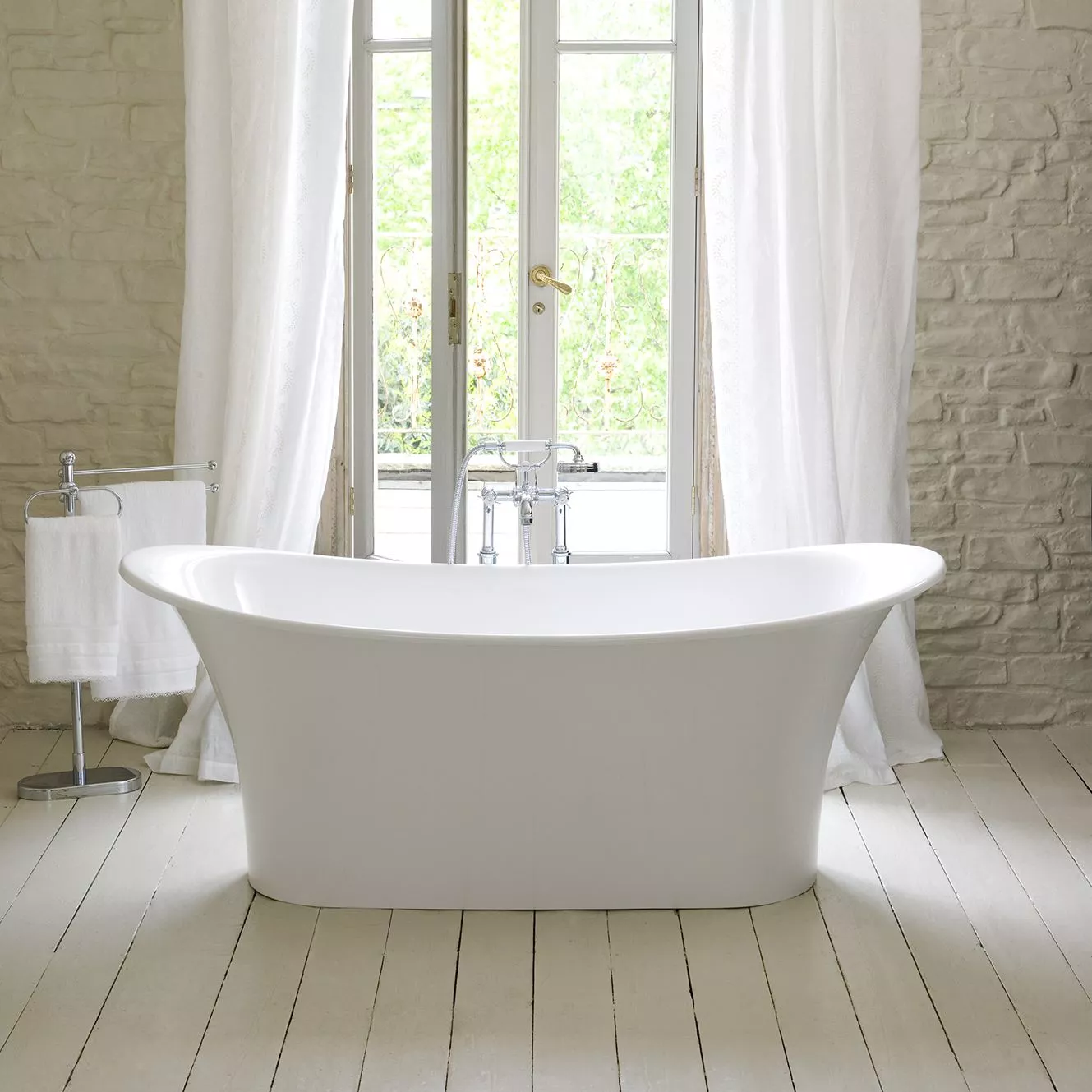 victoria + albert TOULOUSE freistehende Badewanne, 181x81x72cm-TOUM-N-SM-NO