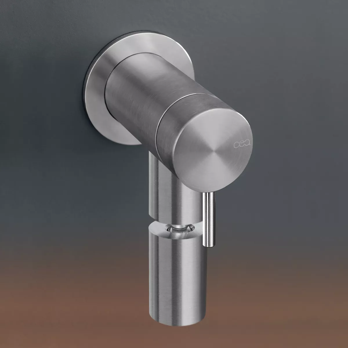 cea MIL 110 Wand-Kaltwasserventil, edelstahl satiniert-MIL110S
