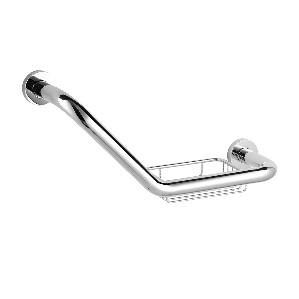 AVENARIUS Serie Universal Wannengriff abgewinkelt, mit Korb, chrom-9003031010