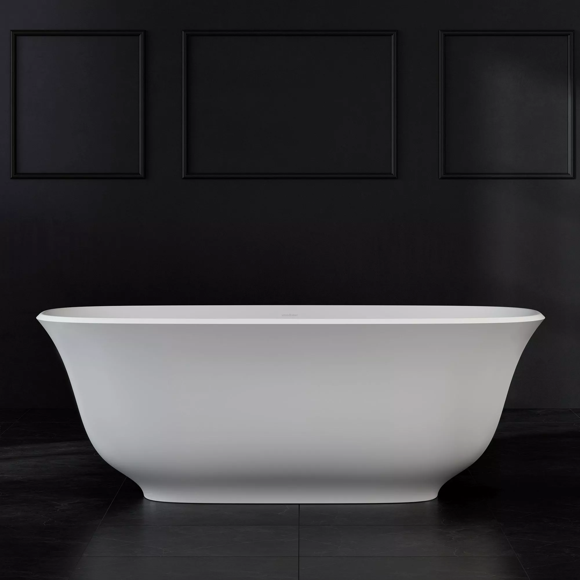 victoria + albert AMIATA freistehende Badewanne, 152x73x55cm-AMT1M-N-SM-NO victoria + albert AMIATA freistehende Badewanne, 152x73x55cm-AMT1M-N-SM-NO