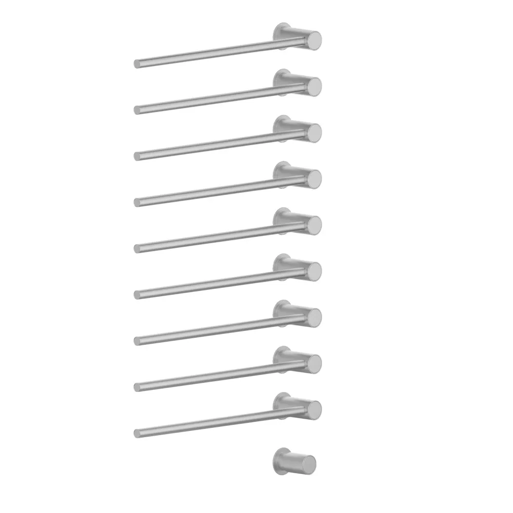 vola T39EL/9 Unterputz-Handtuchwärmer für Elektroanschluss, Breite:555mm, mit 9 Heizstäben, edelstahl-T39EL/9-40