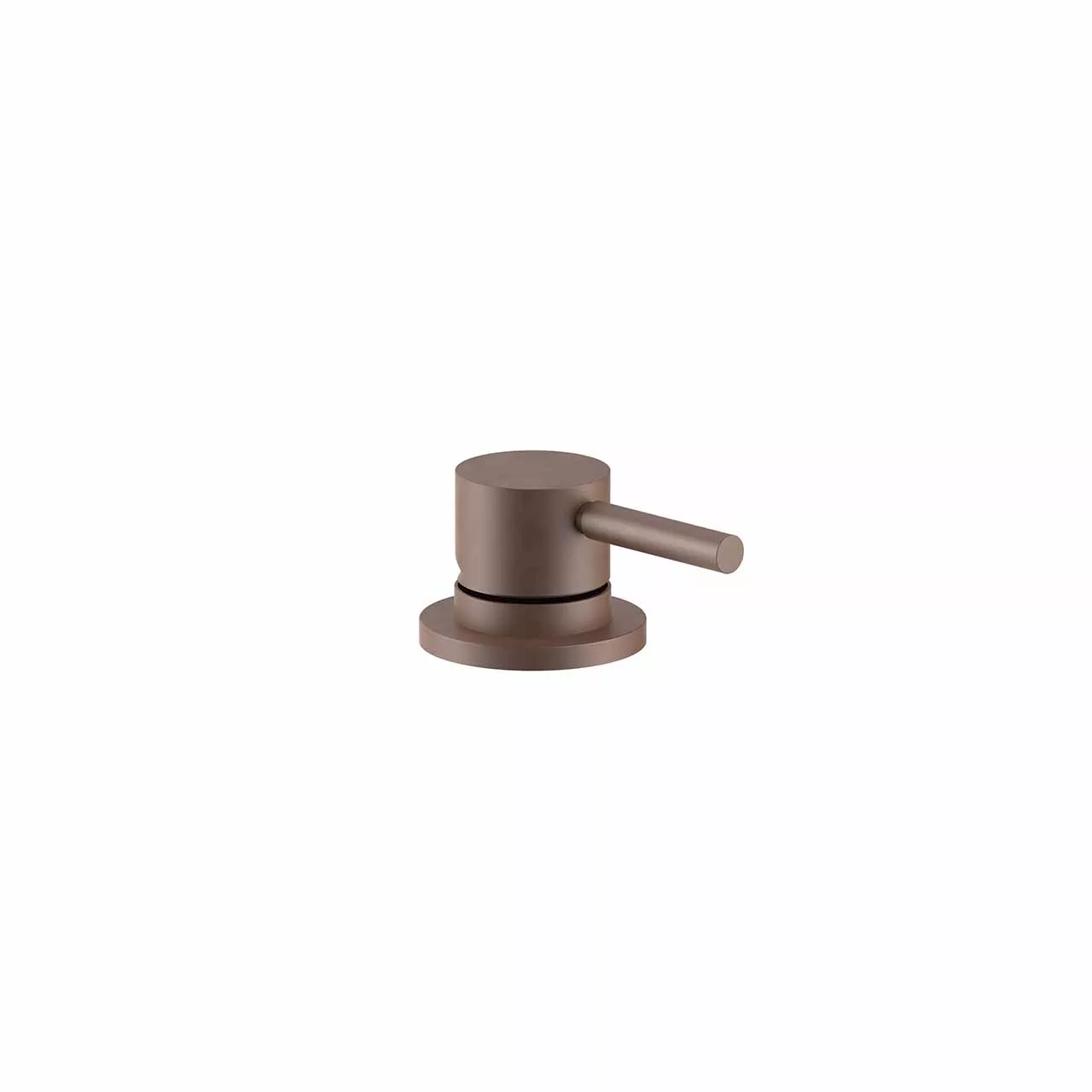 Fantini NOSTROMO Stand-Eingriffmischer für Waschtisch und Badewanne mit Hebelgriff, matt copper - 50P9E895