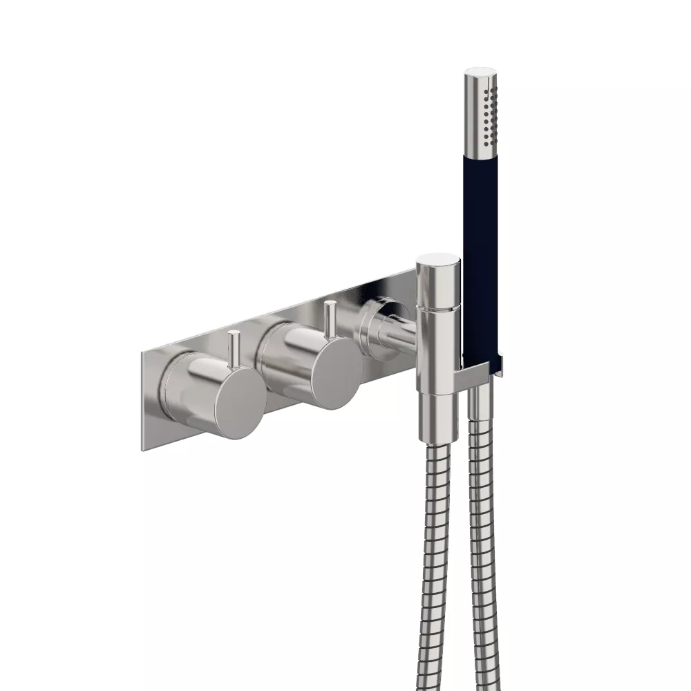 vola 673RK Unterputz-Brause-Zweigriffmischer mit Stab-Handbrause, Hebel:25mm, chrom-673RK-16