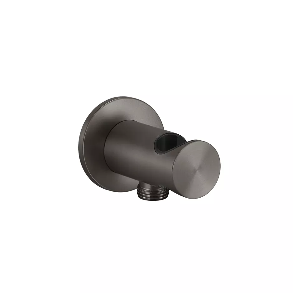 Gessi 316 Wandanschlussbogen mit Brausehalter, 1/2 Anschluss, metall schwarz gebürstet PVD - 54161707 Gessi 316 Wandanschlussbogen mit Brausehalter, 1/2 Anschluss, metall schwarz gebürstet PVD - 54161707