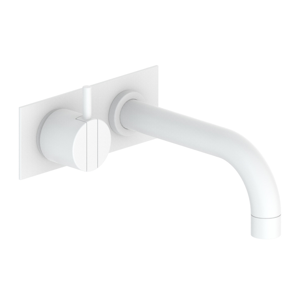 vola 2112C Unterputz-Wannen-Einhebelmischer, Ausladung:160mm, Hebel:25mm, weiß matt-2112C-28