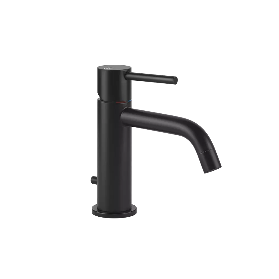 Gessi VIA TORTONA Waschtisch-Einhebelmischer mit Auslauf zur Tischmontage, Ausladung: 127mm, mit Ablaufgarnitur, 3/8 Anschluss, schwarz matt - 18601299 Gessi VIA TORTONA Waschtisch-Einhebelmischer mit Auslauf zur Tischmontage, Ausladung: 127mm, mit Ablaufgarnitur, 3/8 Anschluss, schwarz matt - 18601299