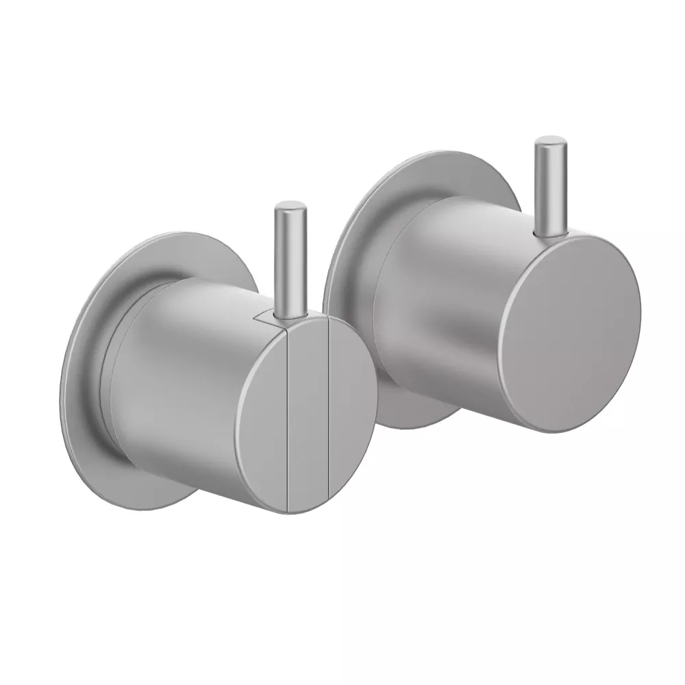 vola 2401 Unterputz-Wannen-Einhebelmischer mit 2-Wege-Umstellung, ohne Ab-und Überlaufgarnitur, Hebel:25mm, edelstahl-2401-40