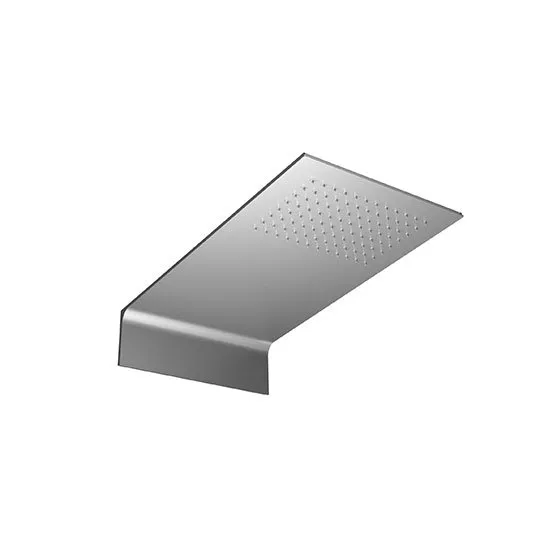 antoniolupi MEZZAVELA Wand-Regen/Kopfbrause edelstahl satiniert-MEZZAVELA