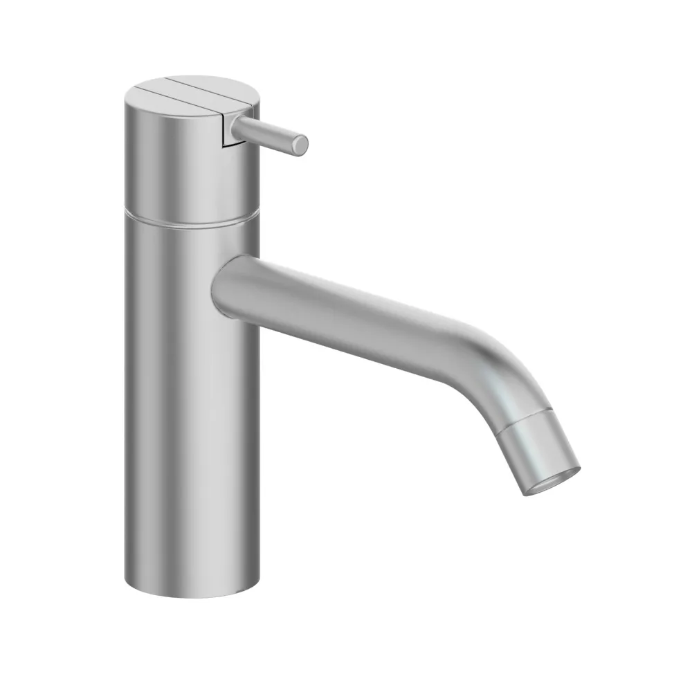 vola HV1+30/150 Waschtisch-Einhebelmischer ohne Ablaufgarnitur Ausladung:150mm Höhe:150mm, Hebel:25mm, edelstahl-HV1+30/150-40 vola HV1+30/150 Waschtisch-Einhebelmischer ohne Ablaufgarnitur Ausladung:150mm Höhe:150mm, Hebel:25mm, edelstahl-HV1+30/150-40