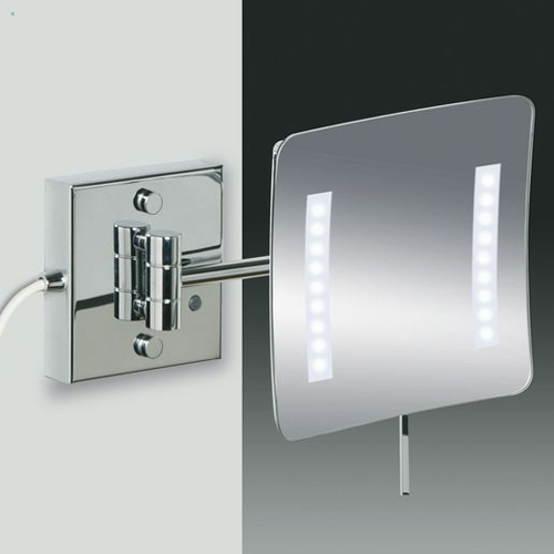 Windisch 99857/1 LED-Wandkosmetikspiegel, nickel satiniert-99857/1SNI3X