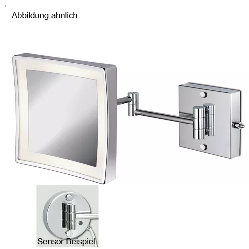 Windisch 99869/2 LED-Wandkosmetikspiegel, chrom-99869/2CR3XD