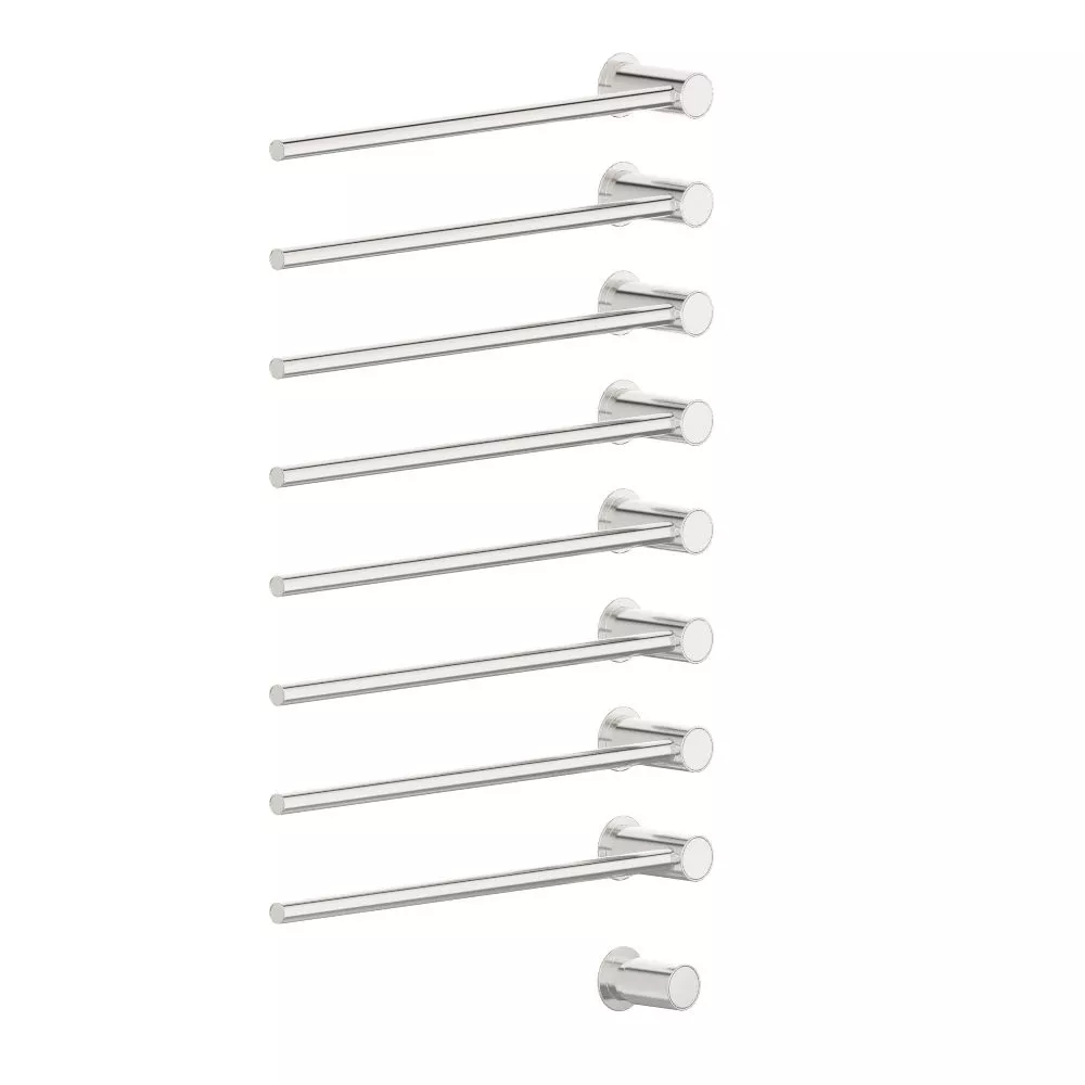 vola T39EL/8 Unterputz-Handtuchwärmer für Elektroanschluss, Breite:555mm, mit 8 Heizstäben, chrom-T39EL/8-16
