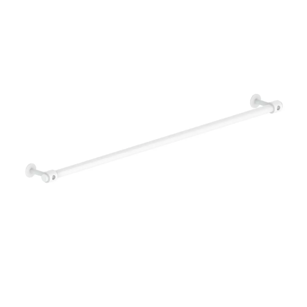 vola T19/800 Wand-Handtuchstange 800mm, weiß matt-T19/800-28