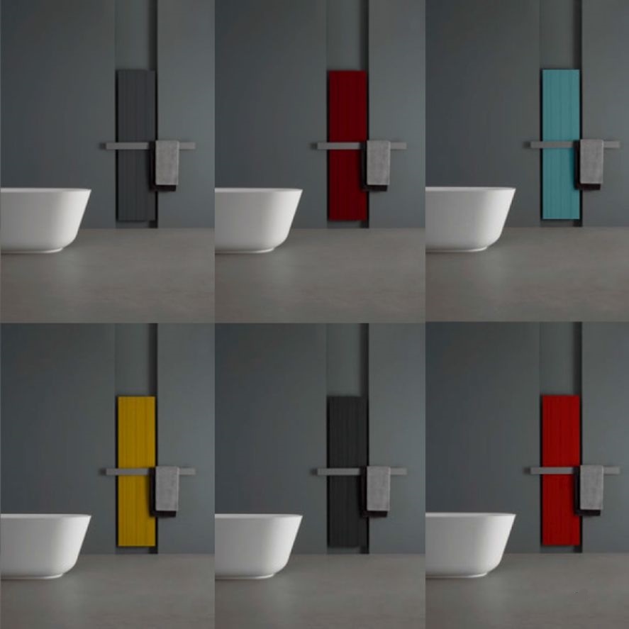 antoniolupi BIT LIGHT Design-Heizkörper, Elektroversion, H:120cm, weiß matt-BITL120EV_BIANCO