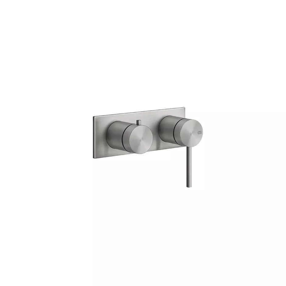 Gessi 316 Fertigmontageset für Einhebelmischer und separaten Auslauf zur Wandmontage, 2-Wege Umlenkkartusche, Kartusche 35mm, Griff-Stifte für Betätigung in 32mm und 61mm enthalten, edelstahl matt gebürstet - 54079239 Gessi 316 Fertigmontageset für Einhebelmischer und separaten Auslauf zur Wandmontage, 2-Wege Umlenkkartusche, Kartusche 35mm, Griff-Stifte für Betätigung in 32mm und 61mm enthalten, edelstahl matt gebürstet - 54079239