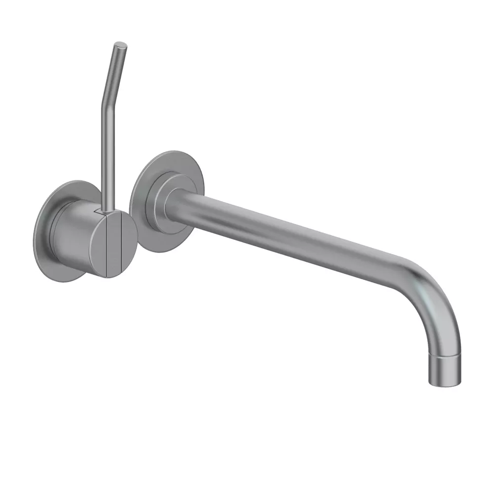 vola 121L Unterputz-Waschtisch-Einhebelmischer, Ausladung:225mm, Hebel:100mm, chrom matt-121L-20