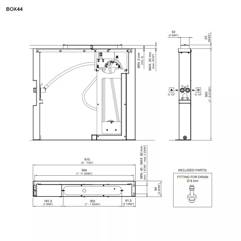 cea Einbaukasten-BOX44