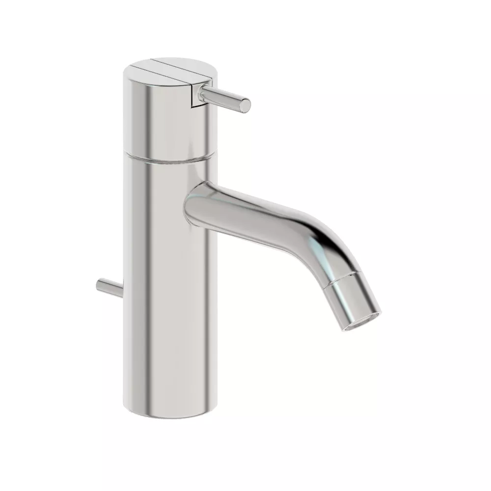 vola HV3+30 Waschtisch-Einhebelmischer, Höhe:150mm, Ausladung:114mm, mit Ablaufgarnitur, Hebel:25mm, chrom-HV3+30-16