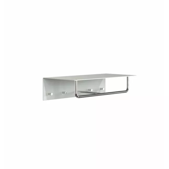 Frost Denmark UNU & BUKTO Wandgarderobe mit Stange und 4 Haken-U4003-W