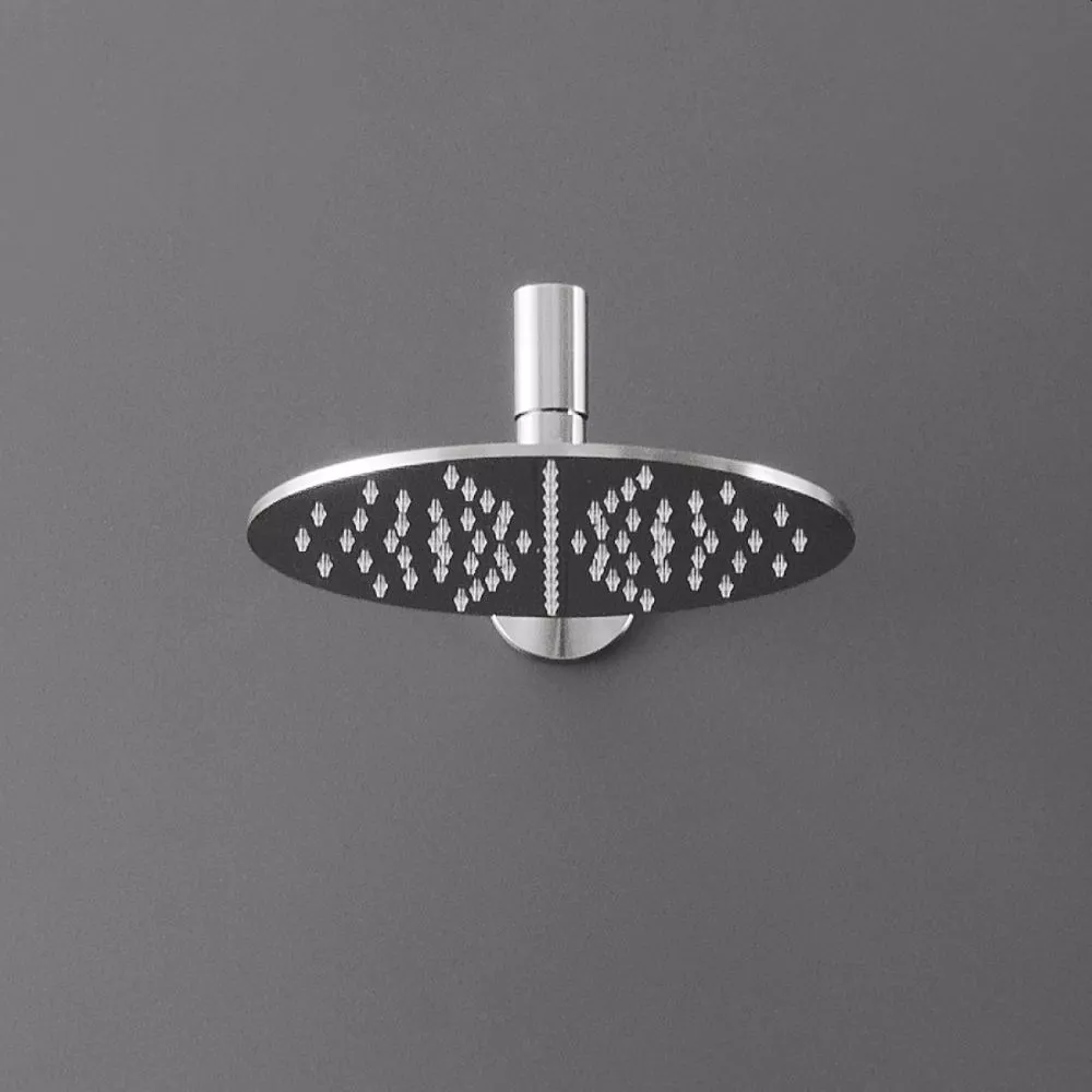 cea FRE 12 runde Kopfbrause, slim, D:200mm, edelstahl satiniert-FRE12S