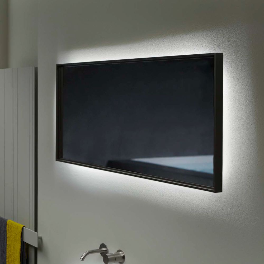 antoniolupi BESPOKE rechteckiger LED-Spiegel, Höhe: 50cm, Breite: 54cm, Lichtfarbe: 4000K, neutralweiß-BSK50W54-4000