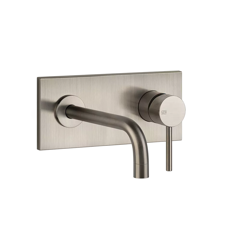 Gessi VIA TORTONA Fertigmontageset für Waschtisch-Einhebelmischer mit Auslauf zur Wandmontage, Ausladung: 193-213mm, ohne Ablaufgarnitur, Finox Optik - 44827149 Gessi VIA TORTONA Fertigmontageset für Waschtisch-Einhebelmischer mit Auslauf zur Wandmontage, Ausladung: 193-213mm, ohne Ablaufgarnitur, Finox Optik - 44827149