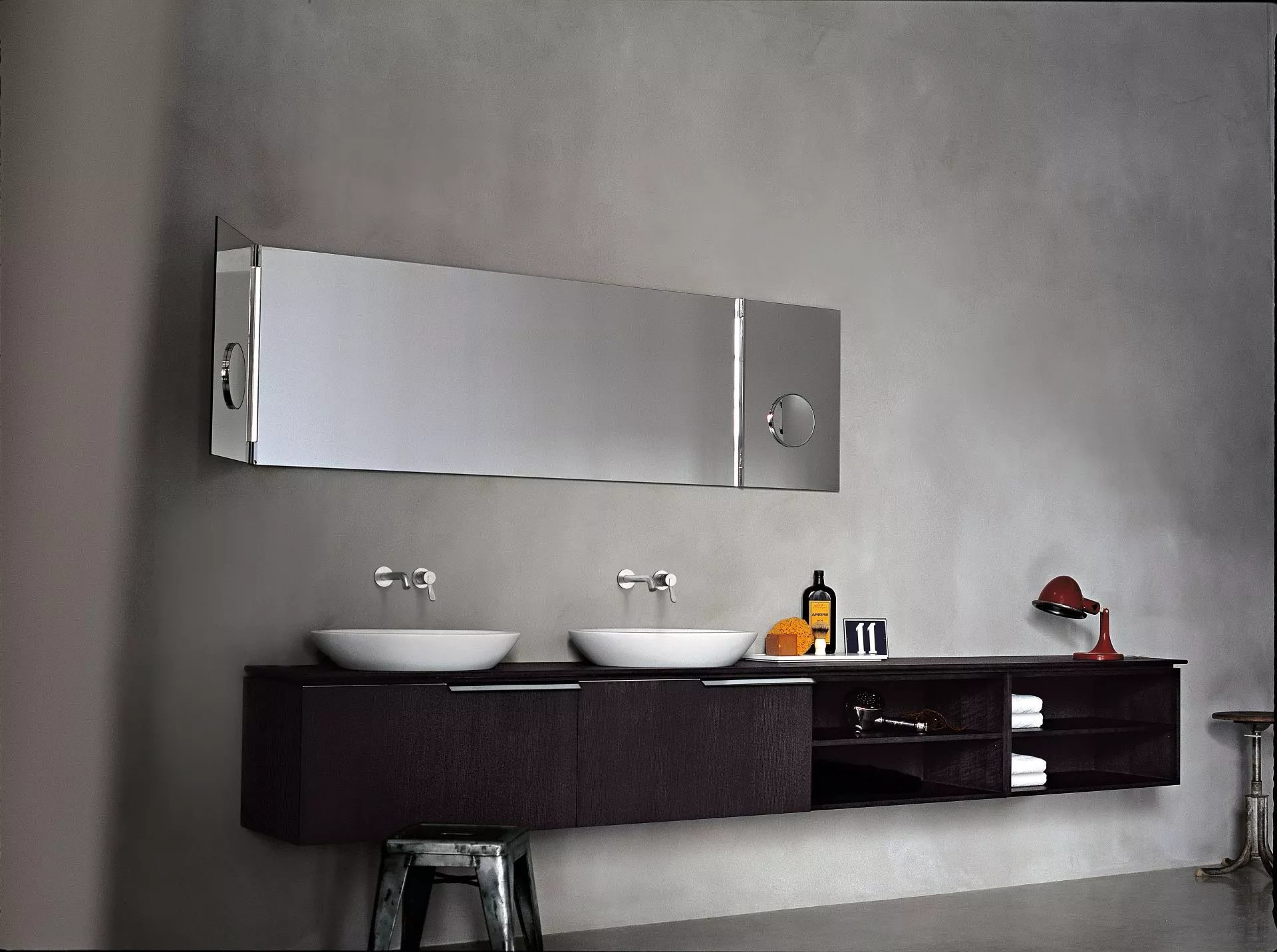 Agape SPOON ovales Aufsatzbecken aus Cristalplant®, Breite: 60cm, Tiefe: 45cm, Höhe: 16cm, weiß matt - ACER0700Z