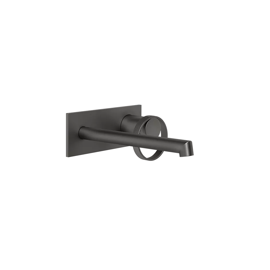 Gessi ANELLO Außenteil für Waschtisch-Einhebelmischer mit Auslauf zur Wandmontage, Ausladung: 175-205mm, mit rechteckiger Platte, ohne Ablaufgarnitur, metall schwarz gebürstet PVD - 63389707 Gessi ANELLO Außenteil für Waschtisch-Einhebelmischer mit Auslauf zur Wandmontage, Ausladung: 175-205mm, mit rechteckiger Platte, ohne Ablaufgarnitur, metall schwarz gebürstet PVD - 63389707