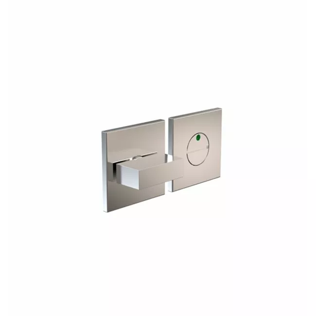 Frost Denmark ARCHITECTURAL HARDWARE WC-Rosetten mit Knauf, quadratisch-A2001BS
