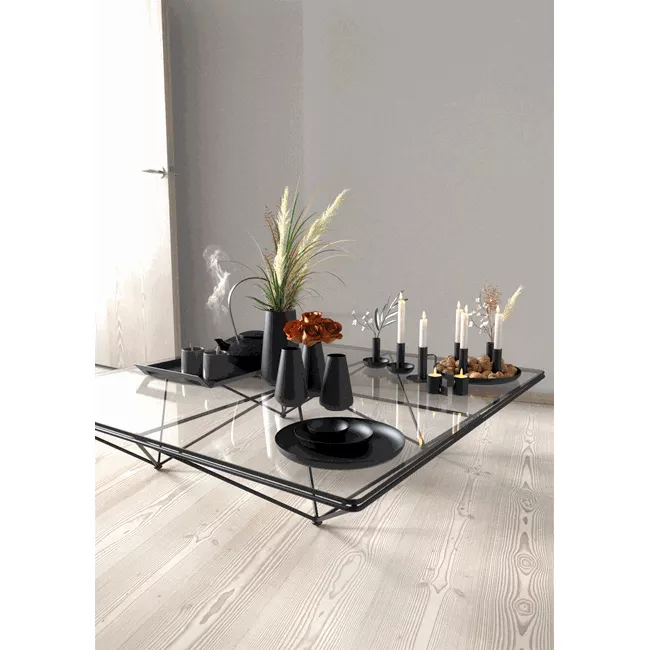 Frost Denmark LIVING Vase 5130, schwarz matt-N5130-B