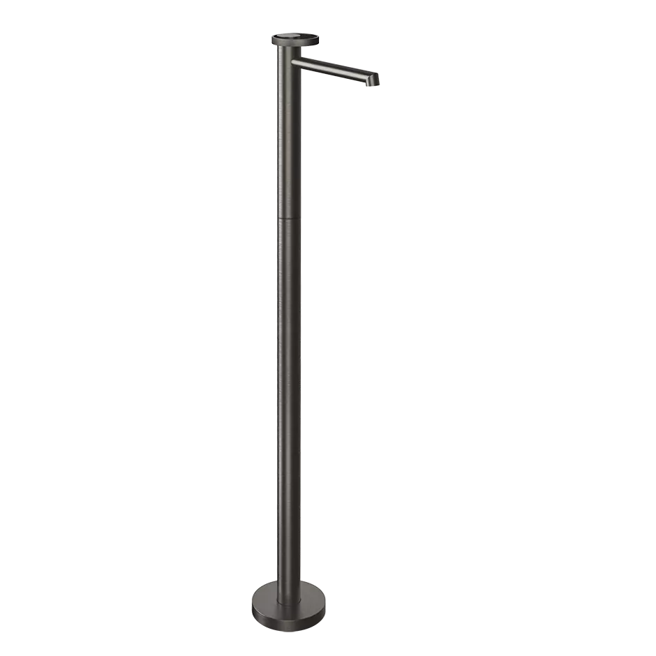 Gessi ANELLO Außenteil für freistehendenden Waschtischmischer mit Auslauf, Ausladung: 174mm, ohne Ablaufgarnitur, metall schwarz gebürstet PVD - 63393707 Gessi ANELLO Außenteil für freistehendenden Waschtischmischer mit Auslauf, Ausladung: 174mm, ohne Ablaufgarnitur, metall schwarz gebürstet PVD - 63393707