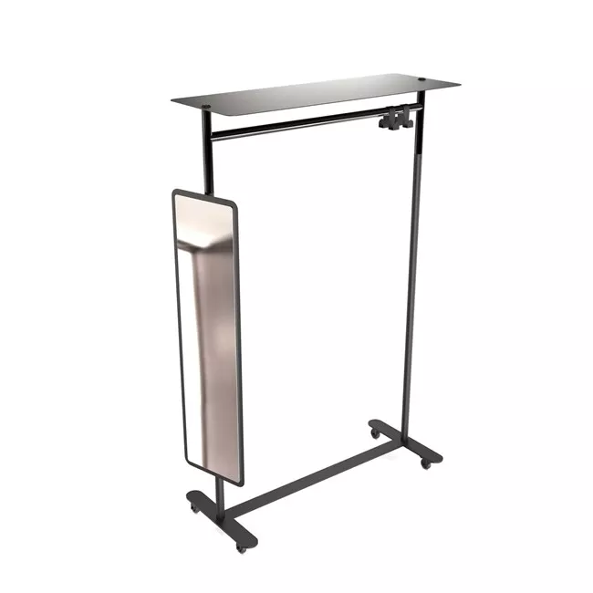 Frost Denmark UNU & BUKTO Kleiderständer und Wandgarderobe, 1000mm, mit Räder-U6010-BB