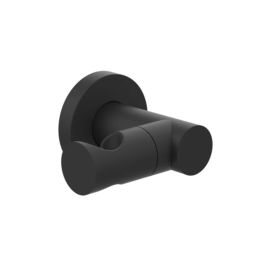 Gessi EMPORIO Verstellbarer Brausehalter zur Wandmontage mit runder Rosette, schwarz matt - 38760299 Gessi EMPORIO Verstellbarer Brausehalter zur Wandmontage mit runder Rosette, schwarz matt - 38760299