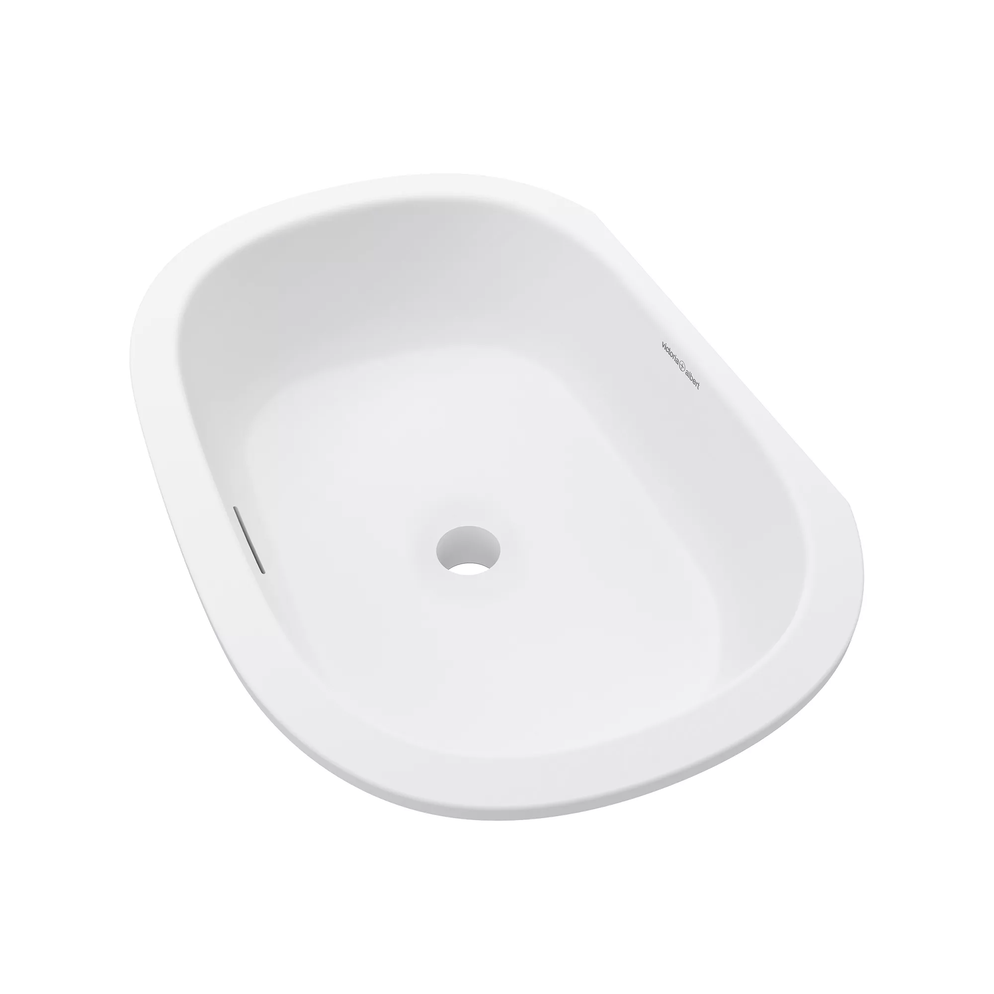 victoria + albert BARCELONA ovales Einbaubecken mit Überlauf, 53,1x35,1x17,1cm-UB-BAR53M-SM-IO victoria + albert BARCELONA ovales Einbaubecken mit Überlauf, 53,1x35,1x17,1cm-UB-BAR53M-SM-IO
