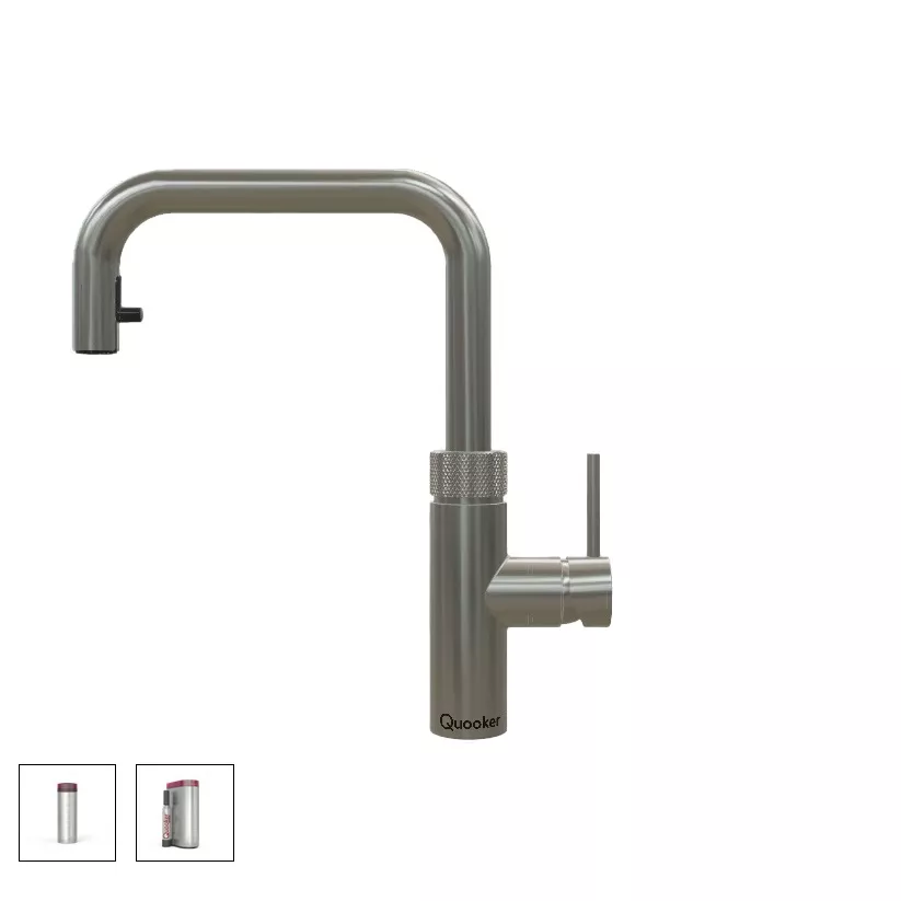 Quooker Flex Square Kalt- und Kochendwasserspender-3FXSGMECUBE Quooker Flex Square Kalt- und Kochendwasserspender-3FXSGMECUBE