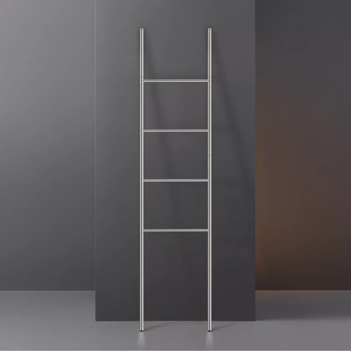 cea STEM Handtuchleiter, H: 175cm, edelstahl satiniert-STE28S