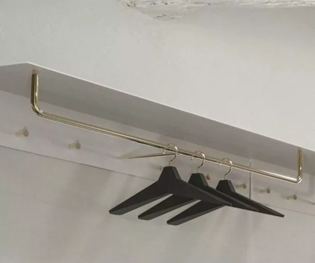 Frost Denmark UNU & BUKTO Wandgarderobe mit Stange und 6 Haken-U4017-GW