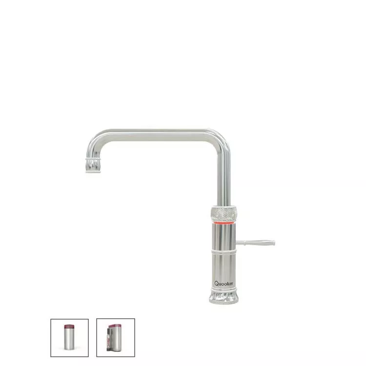 Quooker Classic Fusion Square Kalt- und Kochendwasserspender-22CFSCHRCUBE Quooker Classic Fusion Square Kalt- und Kochendwasserspender-22CFSCHRCUBE